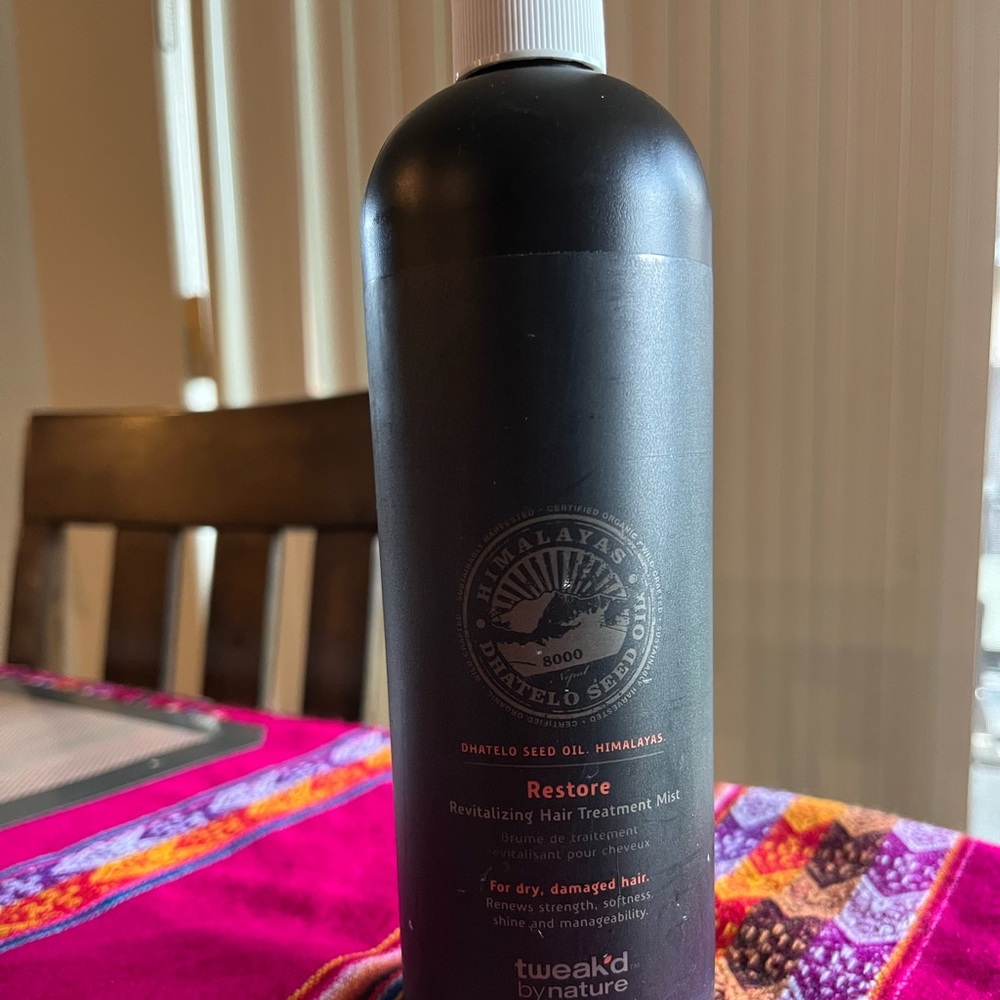 Tweak’d by nature- Restore Revitalizing hair treatment mist, dry damaged…